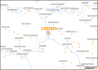 map of Chasŏ-ri