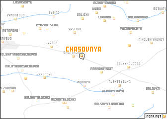 map of Chasovnya