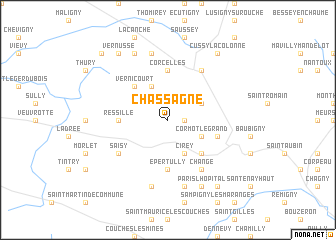 map of Chassagne