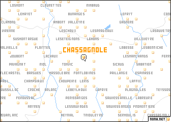 map of Chassagnole
