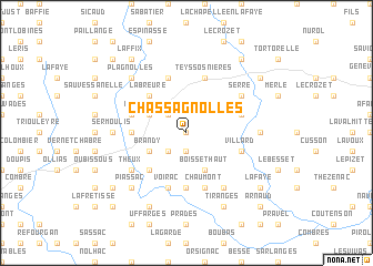 map of Chassagnolles