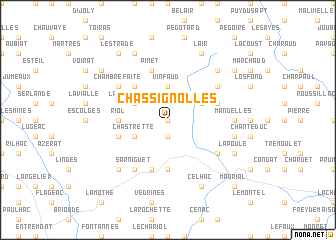 map of Chassignolles