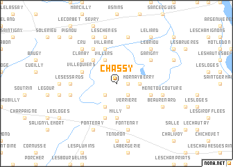 map of Chassy