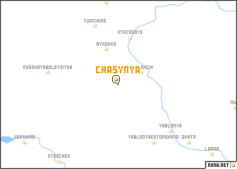 map of Chasynya