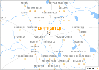 map of Chātagotla