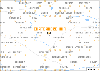 map of Château-Bréhain