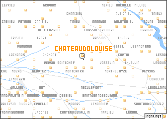 map of Château dʼOlouise