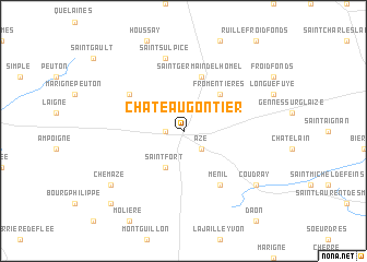 map of Château-Gontier