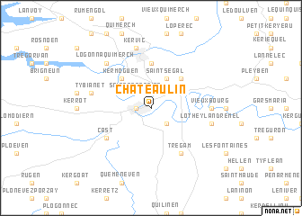 map of Châteaulin