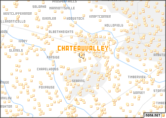 map of Chateau Valley