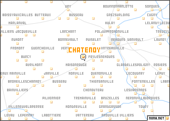 map of Châtenoy