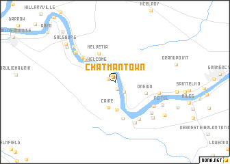 map of Chatman Town