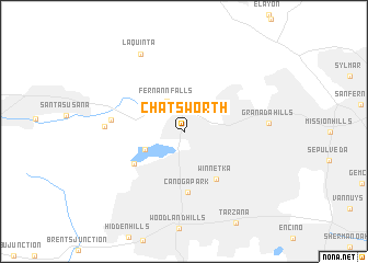 map of Chatsworth