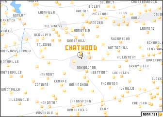 map of Chatwood