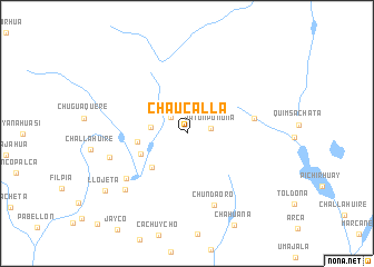 map of Chaucalla