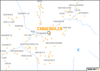 map of Chaucavilca