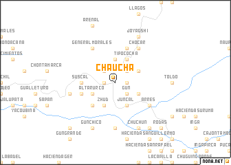 map of Chaucha