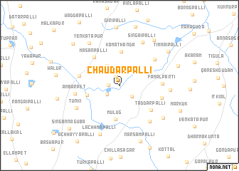 map of Chaudarpalli