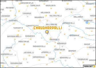 map of Chaudharpalli