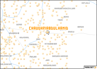 map of Chaudhri Abdul Hamīd