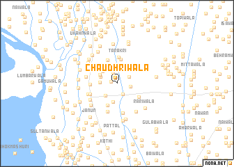 map of Chaudhrīwāla