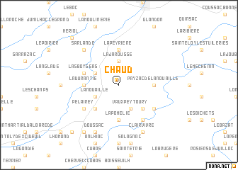 map of Chaud