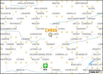 map of Chaud