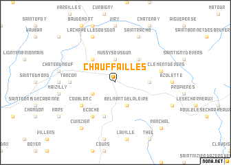 map of Chauffailles