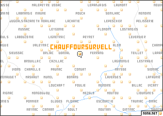 map of Chauffour-sur-Vell