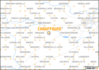 map of Chauffours