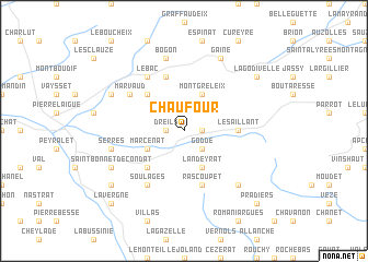 map of Chaufour