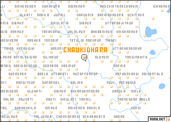 map of Chaukidhara