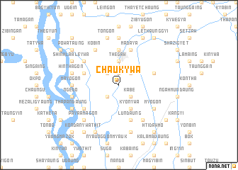 map of Chaukywa