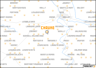 map of Chaume