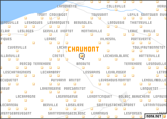 map of Chaumont