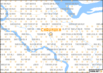 map of Chaumukh