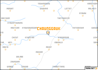 map of Chaunggauk