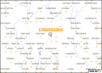 map of Chaunggauk