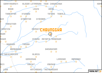 map of Chaunggwa