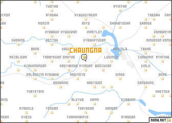 map of Chaungna