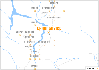 map of Chaungnyiko