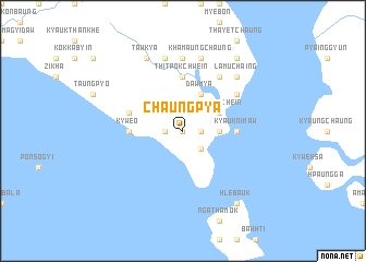 map of Chaungpya