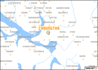 map of Chaungtha