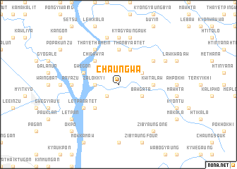 map of Chaungwa