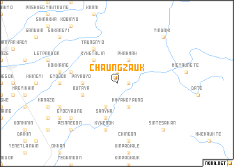 map of Chaungzauk