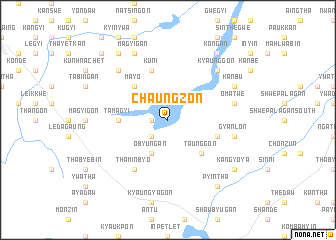 map of Chaungzon