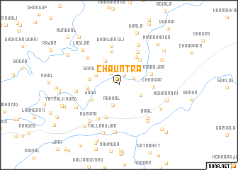 map of Chauntra