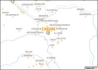 map of Chaupe