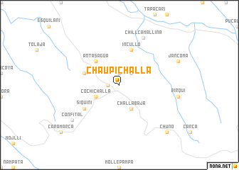 map of Chaupichalla