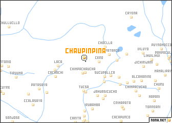 map of Chaupin Piña